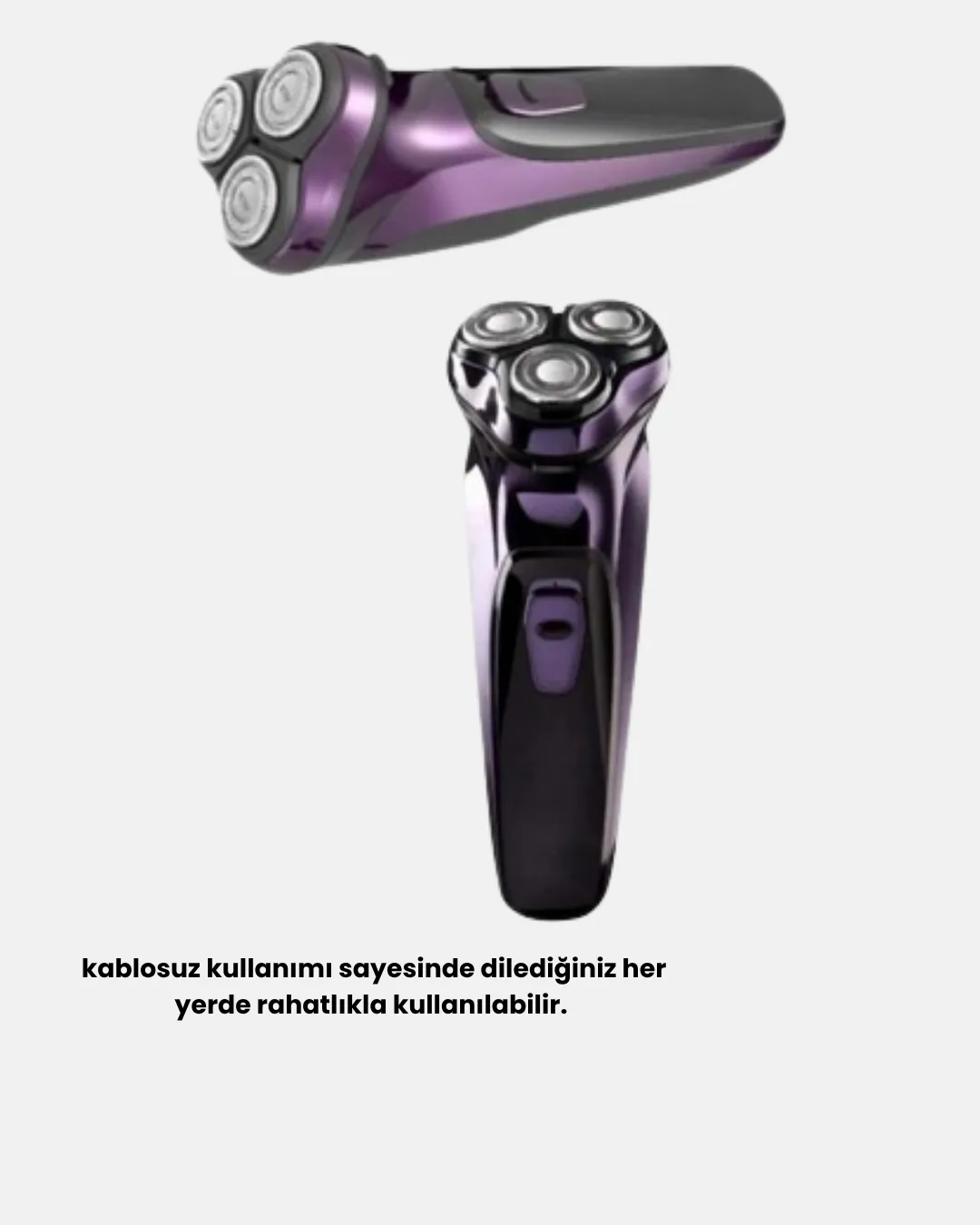 Profesyonel Şarjlı Tıraş Makinesi Ayarlanabilir Başlıklı Kablosuz