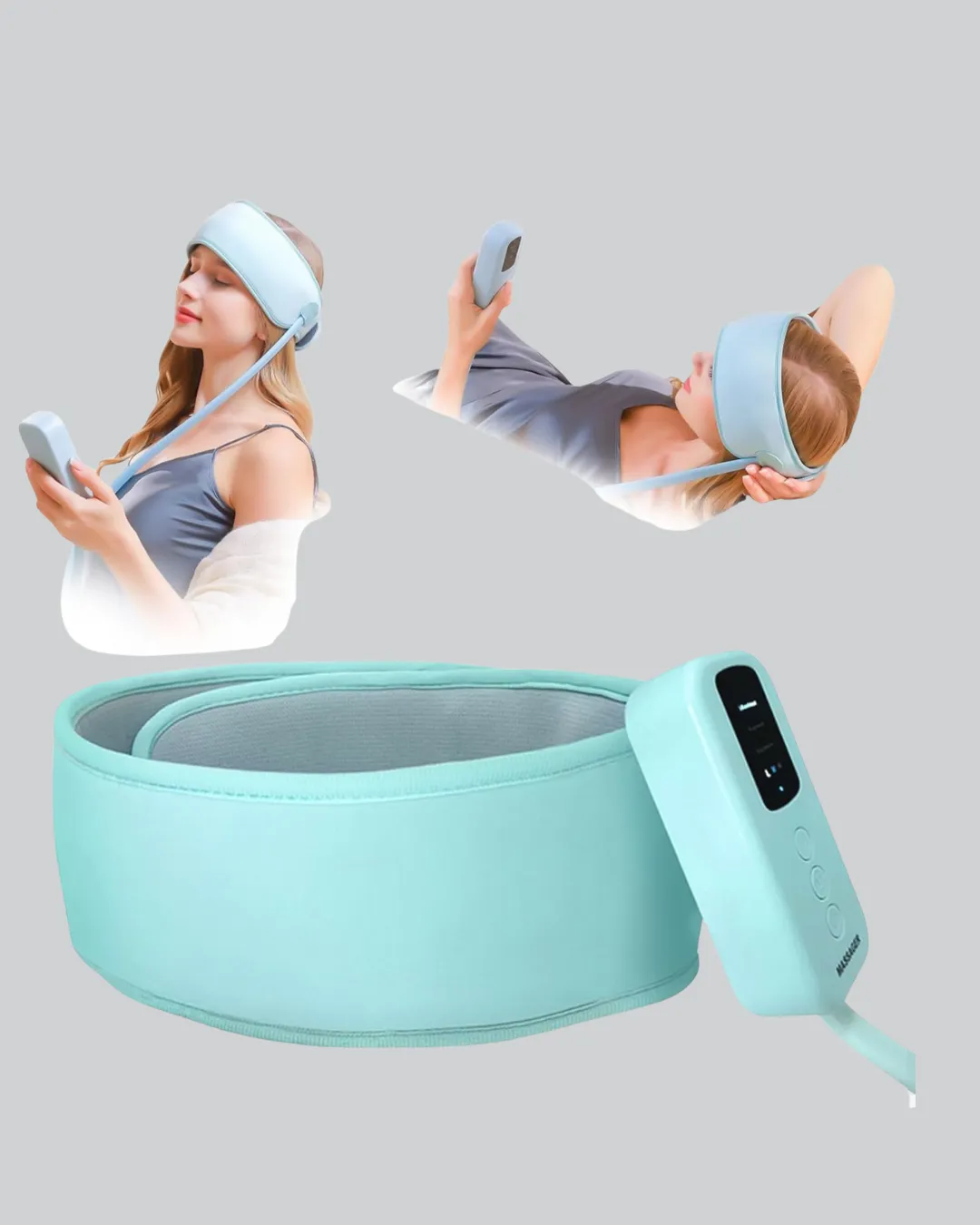 Yumuşak Dokulu Baş Masaj Bandı Günlük Kullanıma Uygun