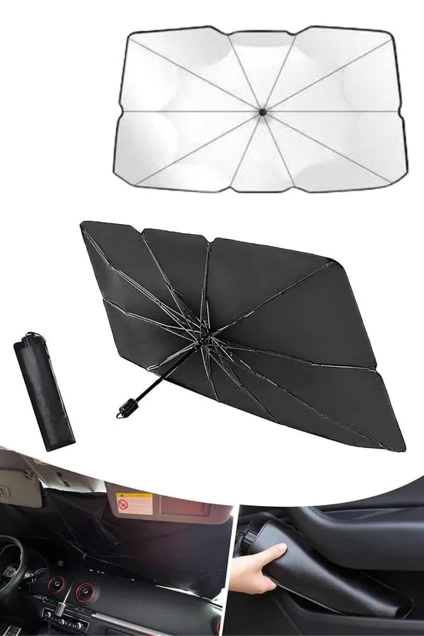 Oto Ön Cam Güneşliği Otomatik Katlanabilir Gölgelik Oto Cam Şemsiye