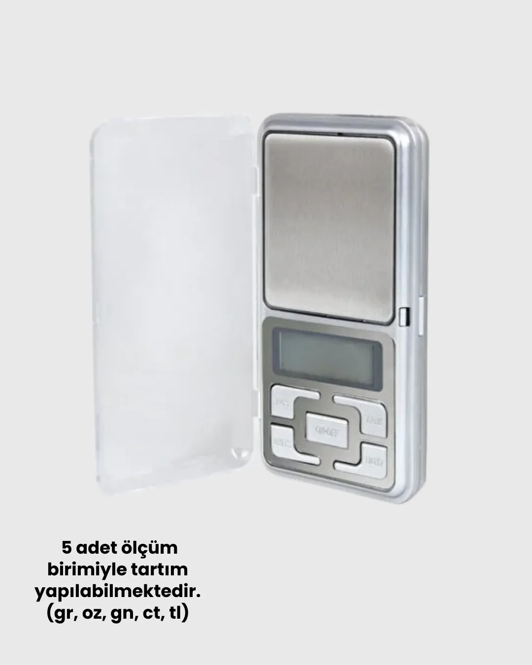300 Gr Hassas Cep Terazisi Mavi Işıklı LCD Ekranlı