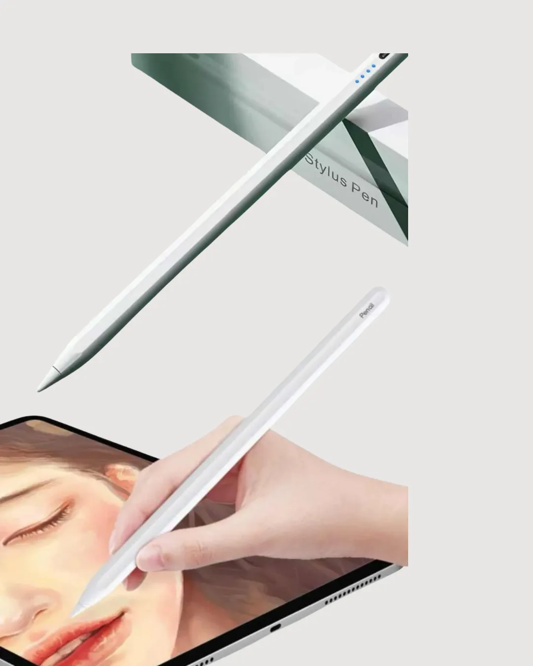 Eğim Sensörlü Dijital Kalem – Yüksek Hassasiyetli 1,0 mm Uç, Uzun Pil Ömrü