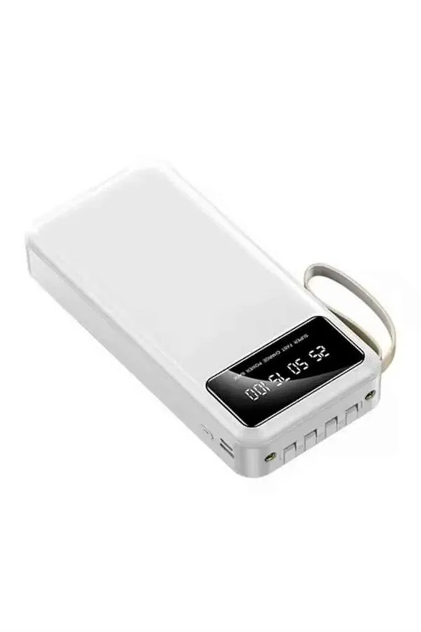 Hızlı Şarj Özellikli 20.000 Mah Dijital Göstergeli USB Girişli Android ve İOS Uyumlu Powerbank