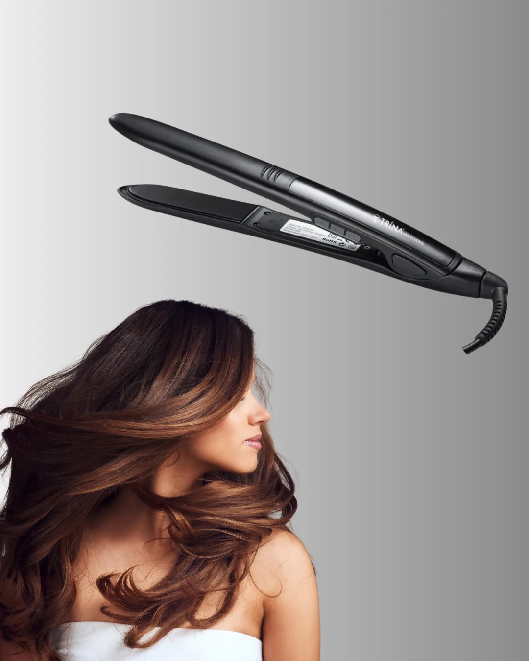 Isı Ayarlı 2025 Titanyum Kaplama Seramik Plakalı Saç Düzleştirici A Kalite Orijinal