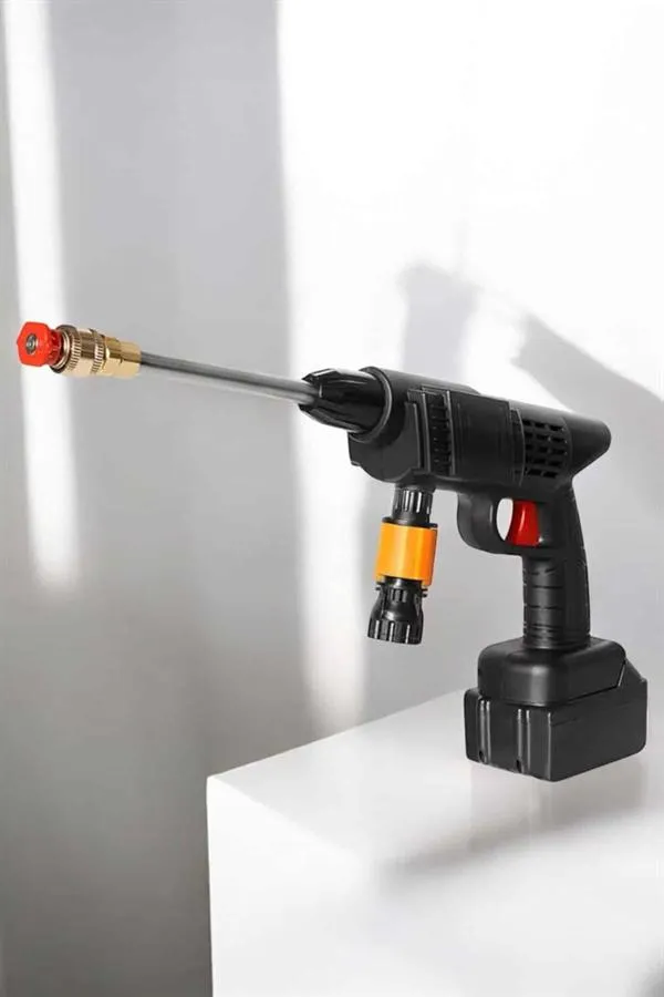 Yeni Nesil Araç Yıkama Şarjlı Tabancası Basınçlı Su Hazneli