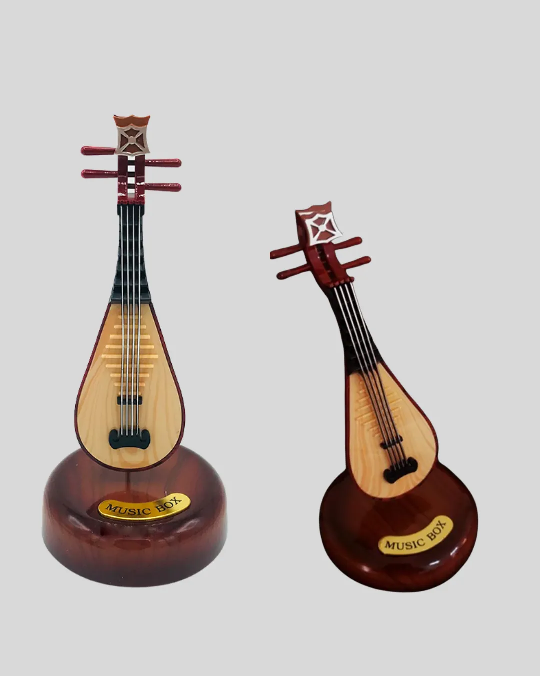 Enstrüman Figürlü Melodi Çalan Dekoratif Müzik Kutusu