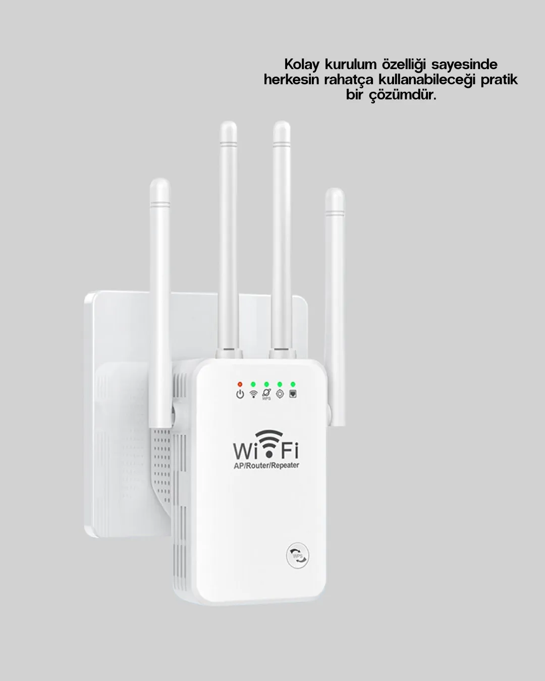 Çift Bantlı Otomatik Kurulum WiFi Repeater Menzil Genişletici
