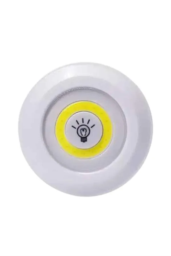 Led Lamba 3'lü Uzaktan Kumandalı Yapışkanlı