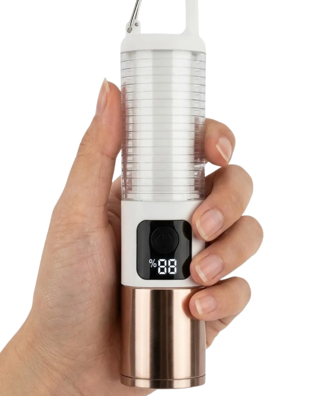 LED Kamp Lambası USB Şarjlı 500 Lümen Parlaklık Güç Göstergeli Taşınabilir Fener