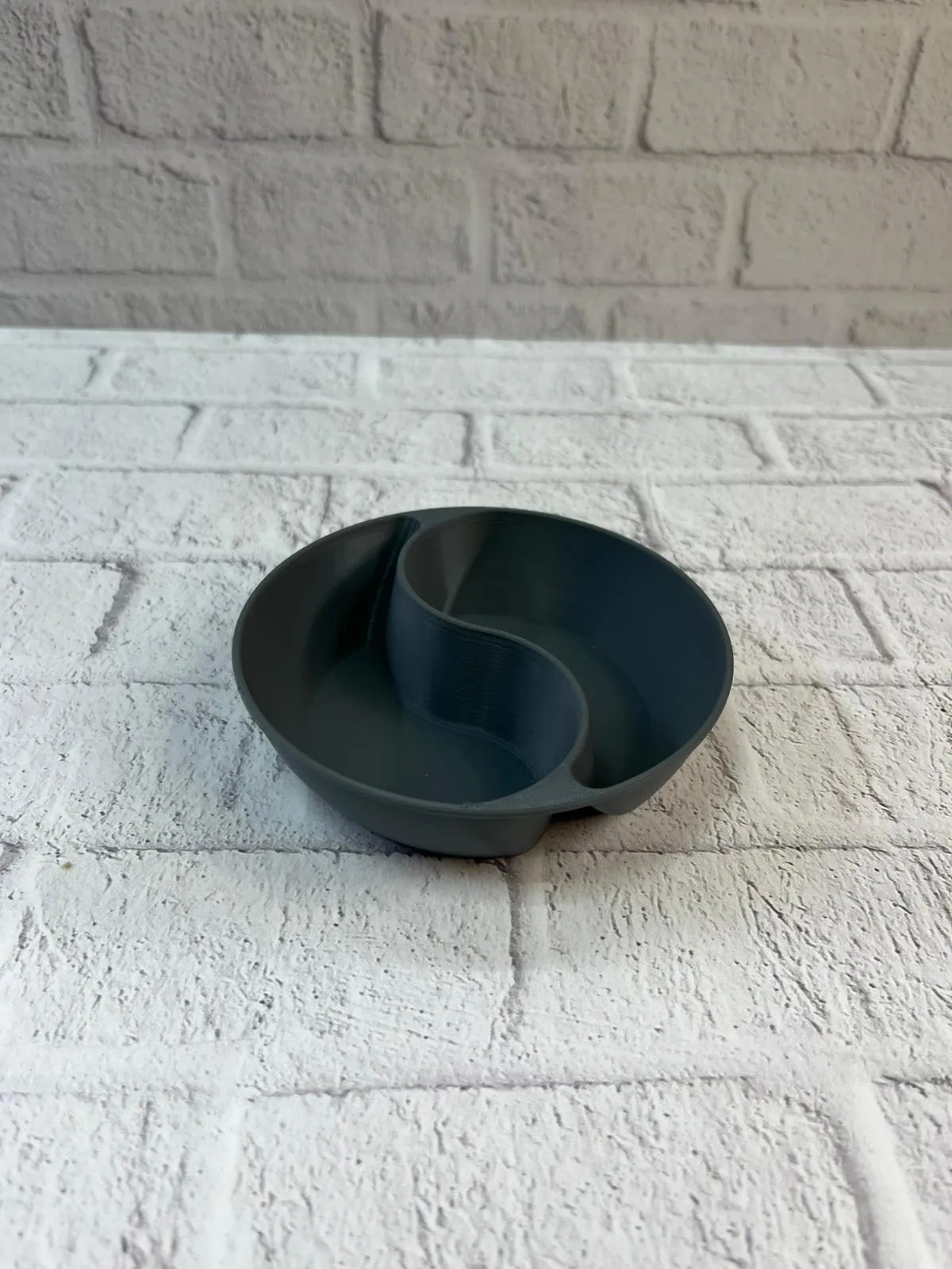 Gri Çerezlik Kase Seti Modern Bölmeli Sunum Tasarımı