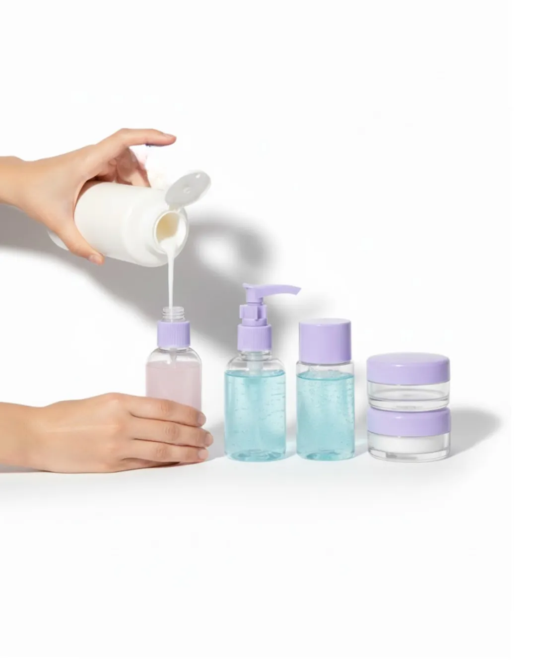 30 ml 5 Parça Seyahat Şişesi Seti Sızdırmaz Taşınabilir