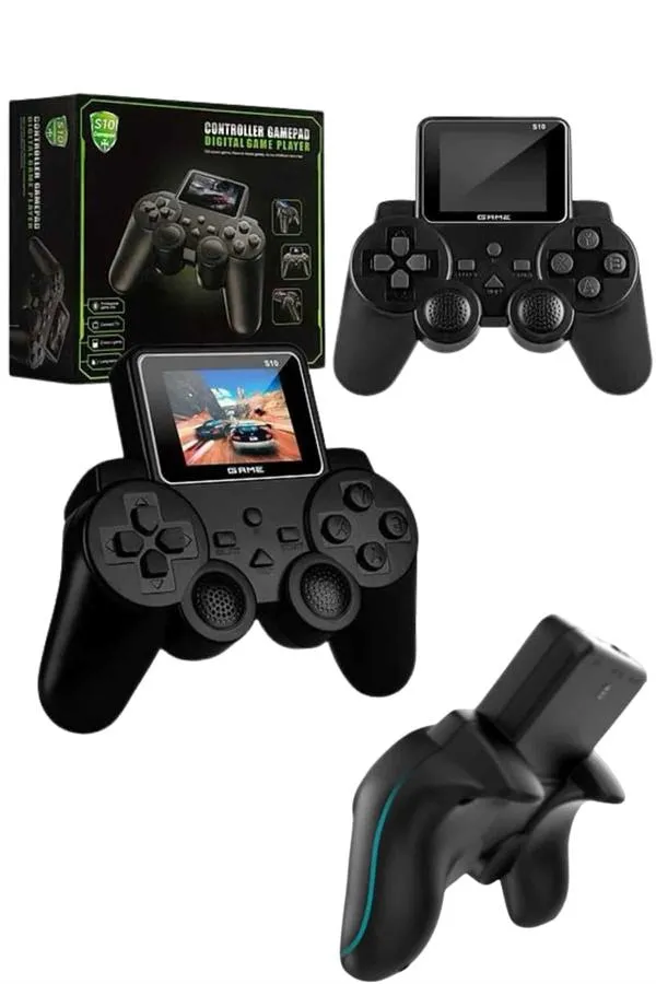 2.4 İnç Ekran 520 Oyunlu Retro Temalı Kablosuz Oyun Kolu El Atarisi