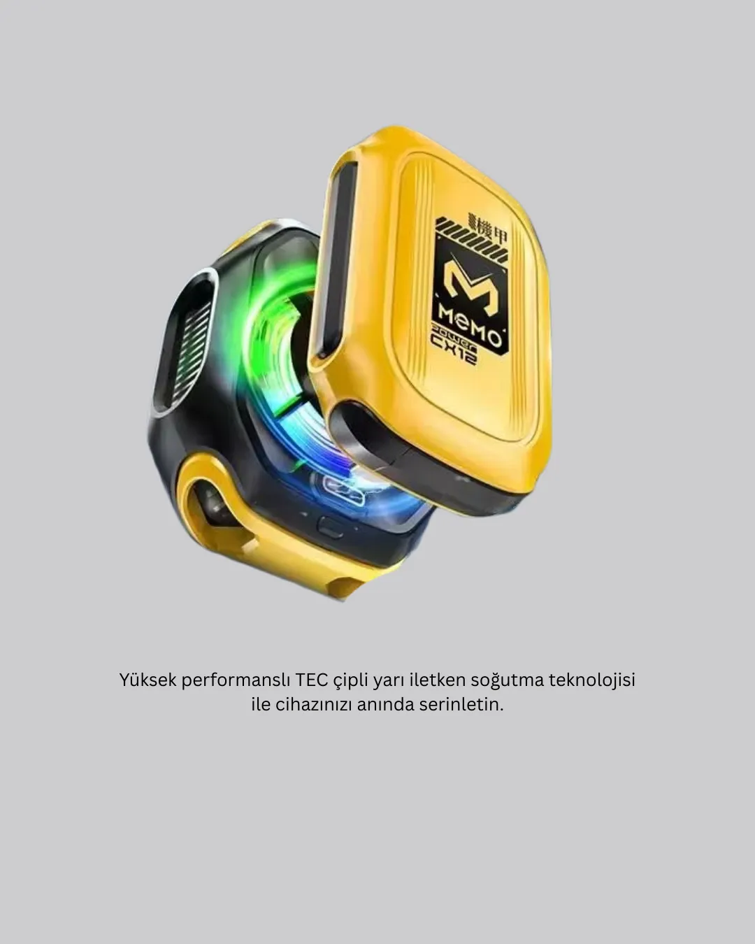 Yarı İletken Çipli RGB Işıklı Telefon Soğutucu