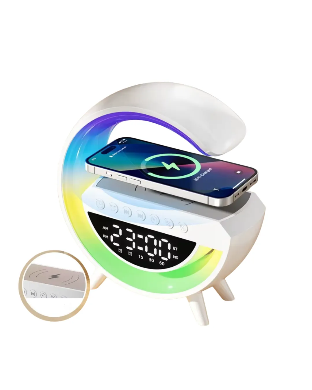 Kablosuz Bluetooth Hoparlör RGB Aydınlatmalı Çoklu Medya Destekli