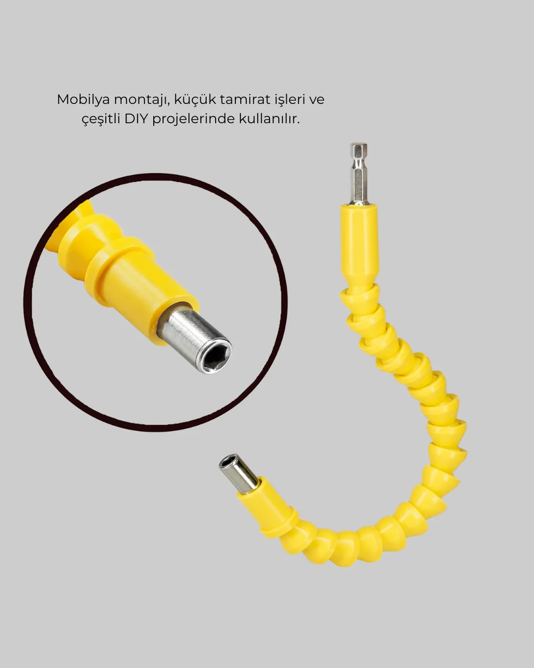 12’li Akrobat Bits Vidalama Seti Esnek Uç Çok Yönlü Kullanım