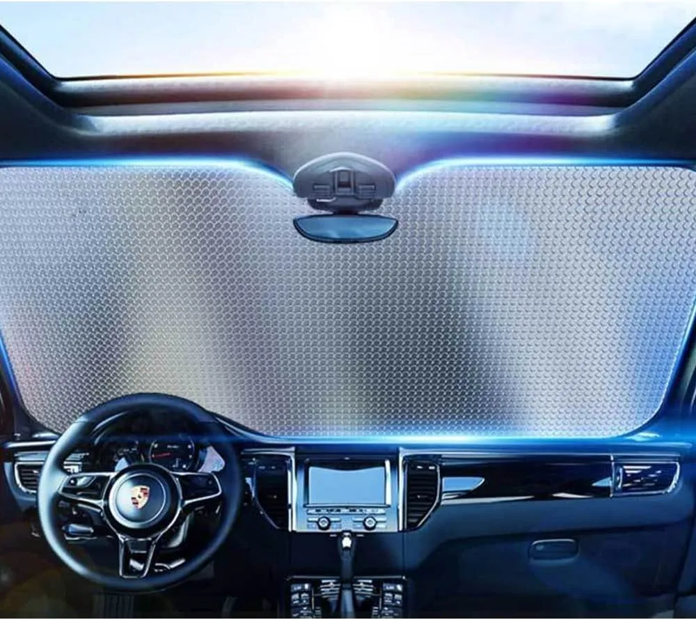 Araç Ön Cam Güneşlik UV ve Isı Koruma Katlanabilir Toyota Corolla Skoda Superb Dacia Duster Ford Focus