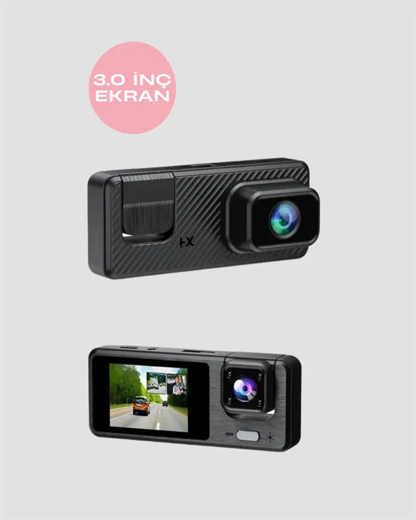 Full HD 3 Kanallı Araç Kamerası – Akıllı Çözümlerle Sürüş