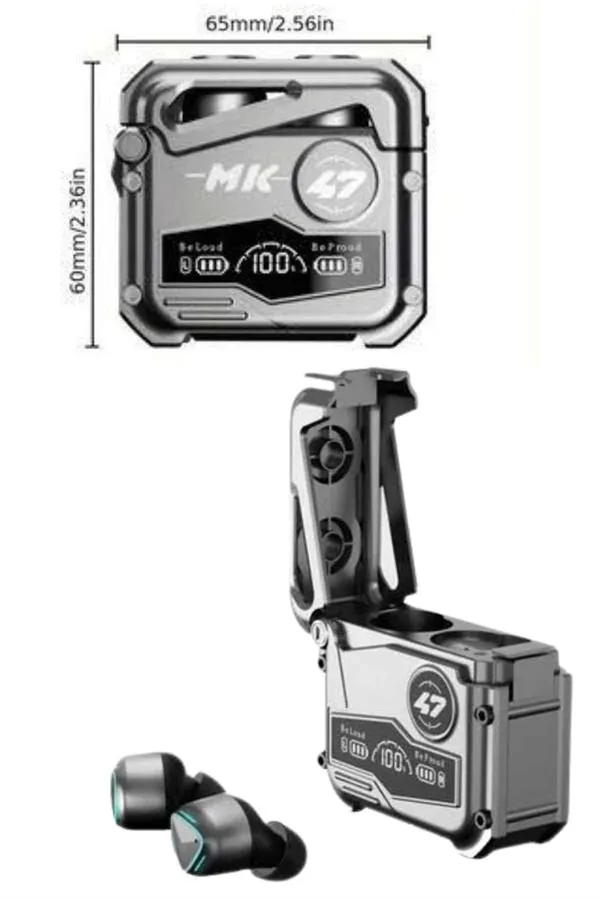 Gecikme Önleyici Oyuncu Kulaklığı Bluetooth Bağlantılı ANC Özelliği 5.0 Bluetooth