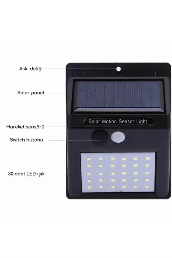 Dekoratif Lamba Güneş Enerjili Aydınlatma Dış Mekan Lambası