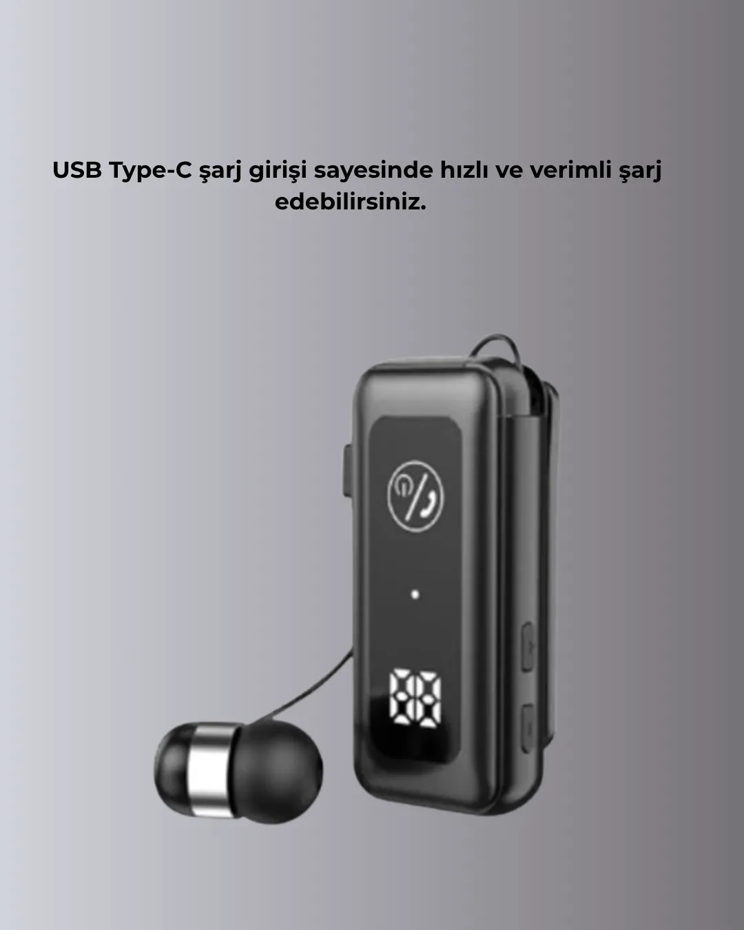 MikroSD Kartlı, Titreşimli Uyarılı Bluetooth 5.2 Kulaklık