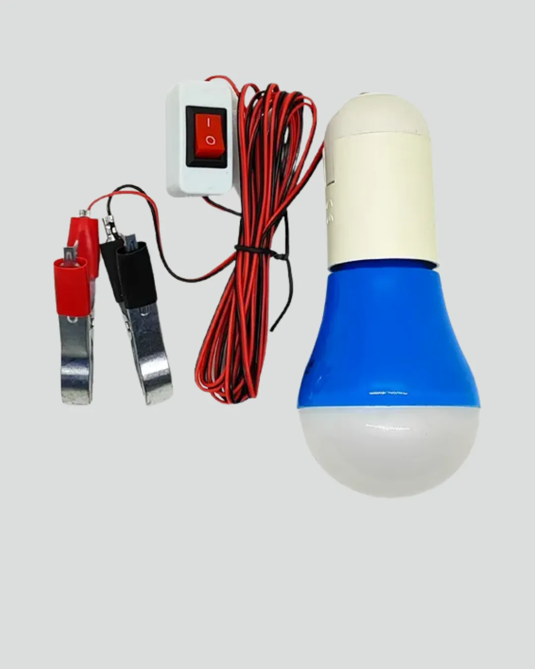 12V LED Ampul Timsah Kıskaçlı Taşınabilir Aydınlatma