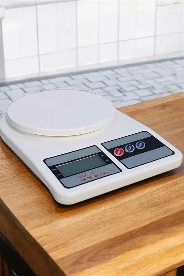Hassas Terazi 10 kg Kapasiteli, Yüksek Hassasiyetli Dijital Mutfak Tartısı