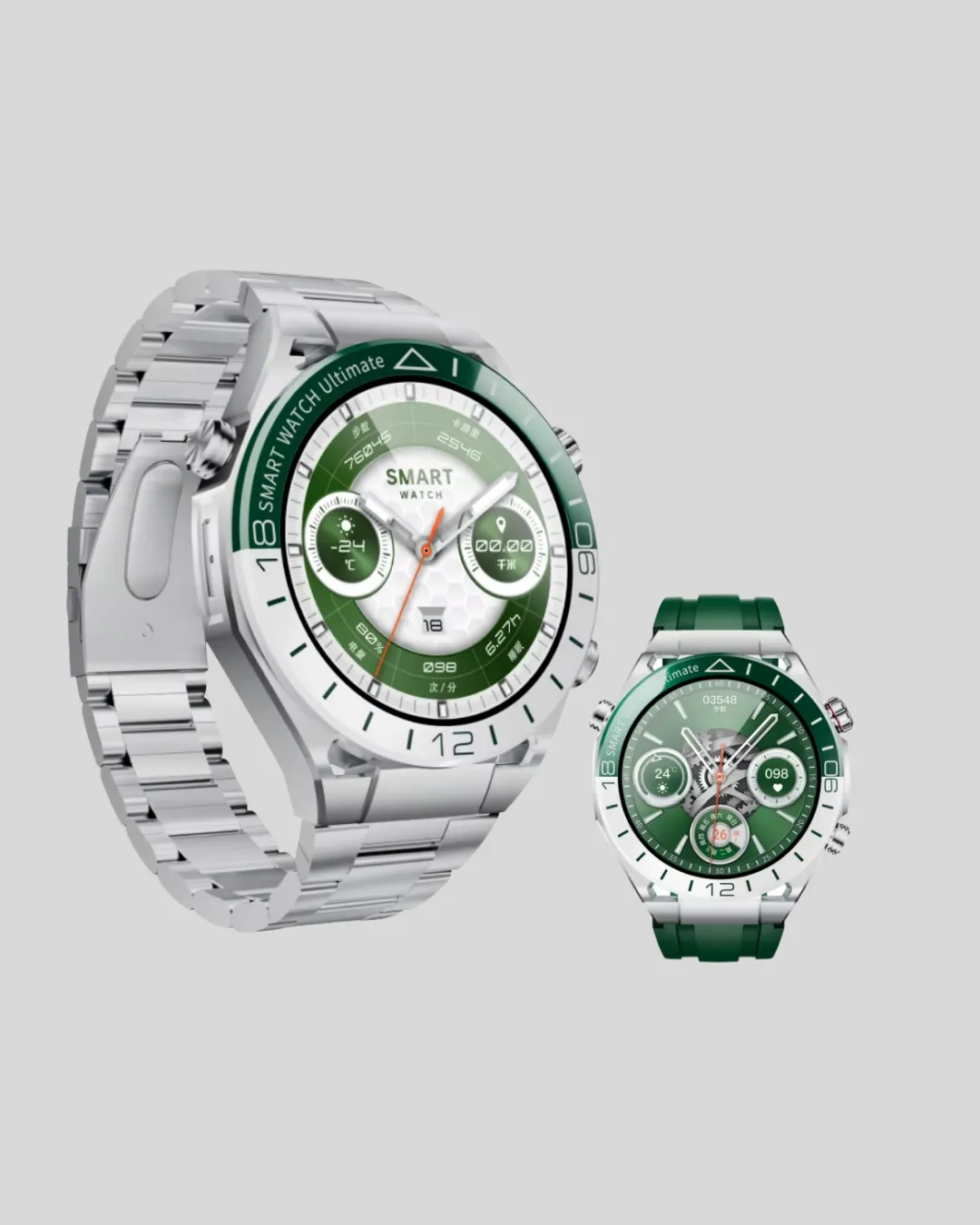 Premium Amoled Akıllı Saat GPS Harita Desteği Bluetooth Arama Sağlık Takipli