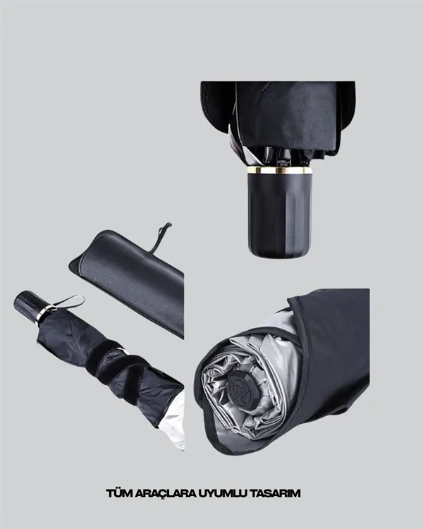 Yüksek Kaliteli Cam Elyaf İskeletli Araba Şemsiyesi – Tüm Araçlara Uygun