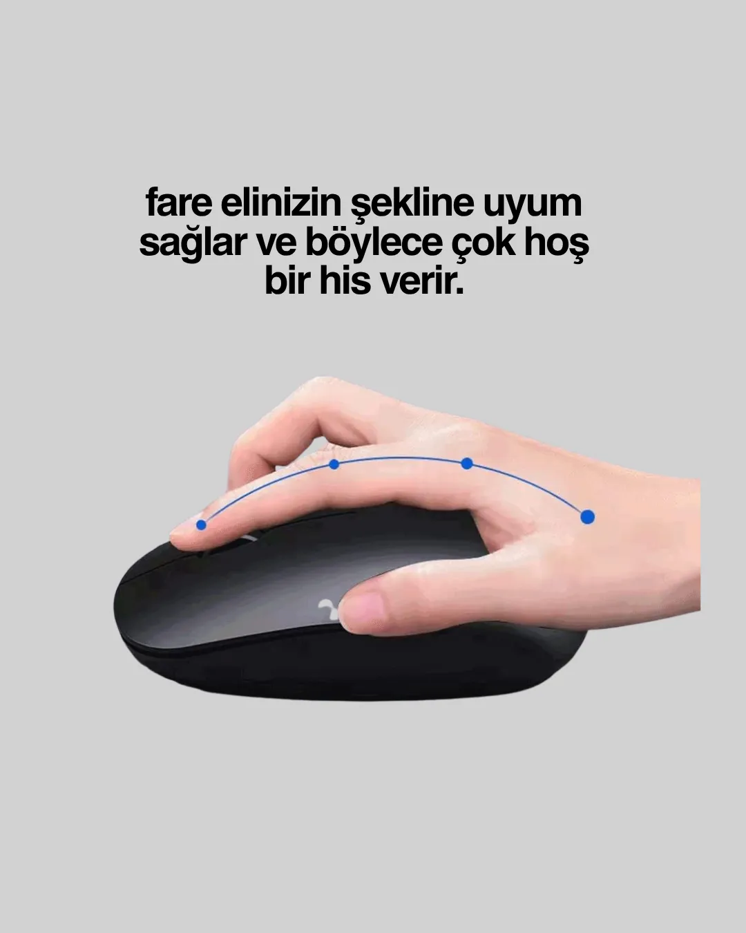 Sessiz Wireless Mouse – 5000 DPI Hassasiyetli ve Hafif Tasarım