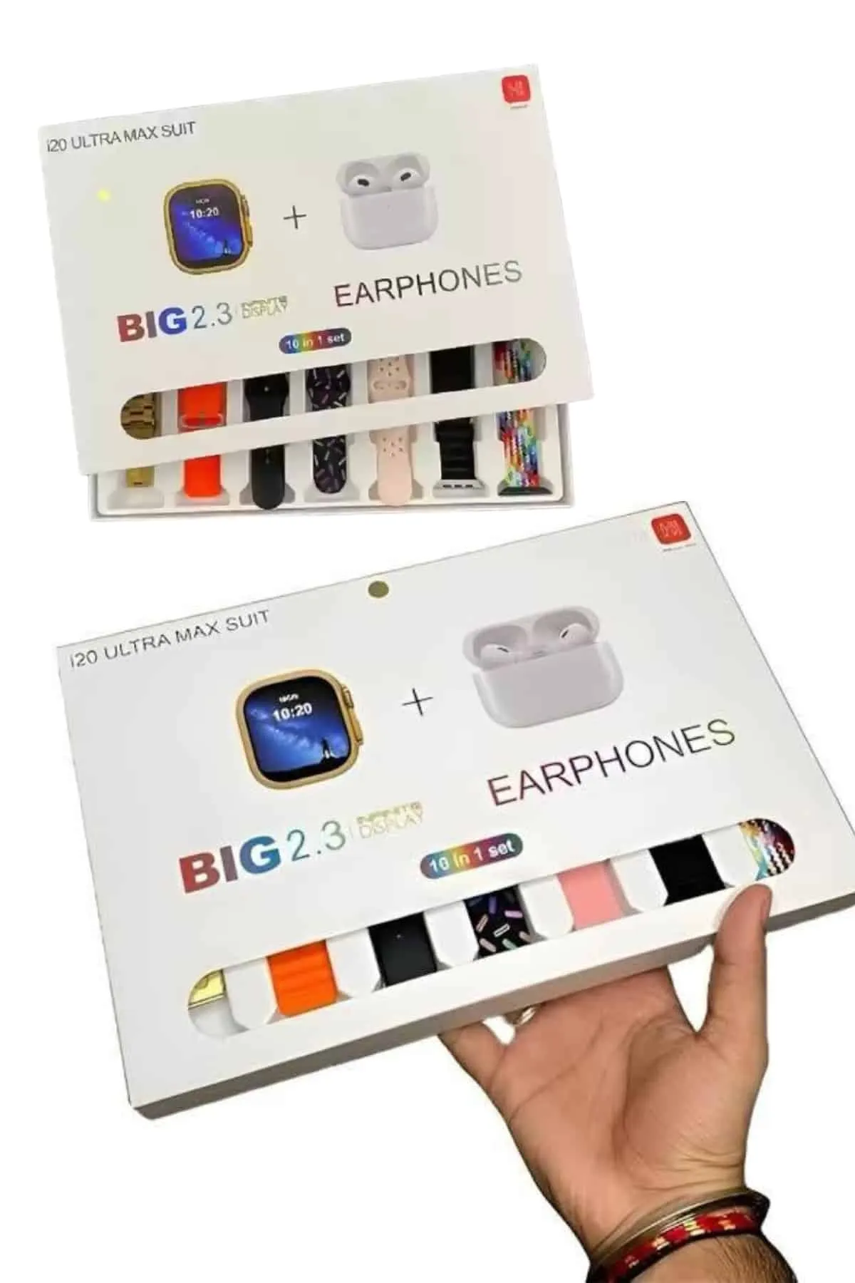 Akıllı Saat Bluetooth Kulaklık Hediyeli Bildirim Görme Sesli Görüşme Çoklu Kordon