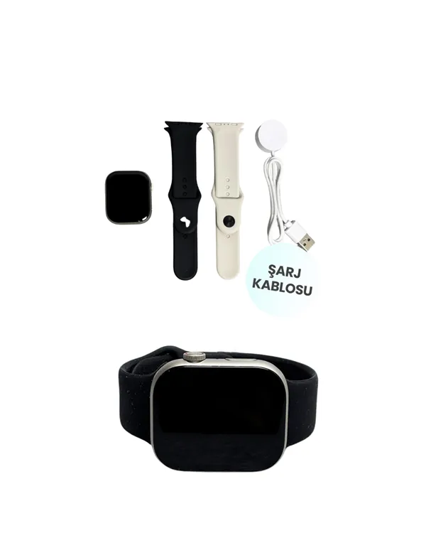 RS12 PRO+ Titanyum Kasa Akıllı Saat – Uyku ve Nabız Takibi, Suya Dayanıklı, Bluetooth Arama