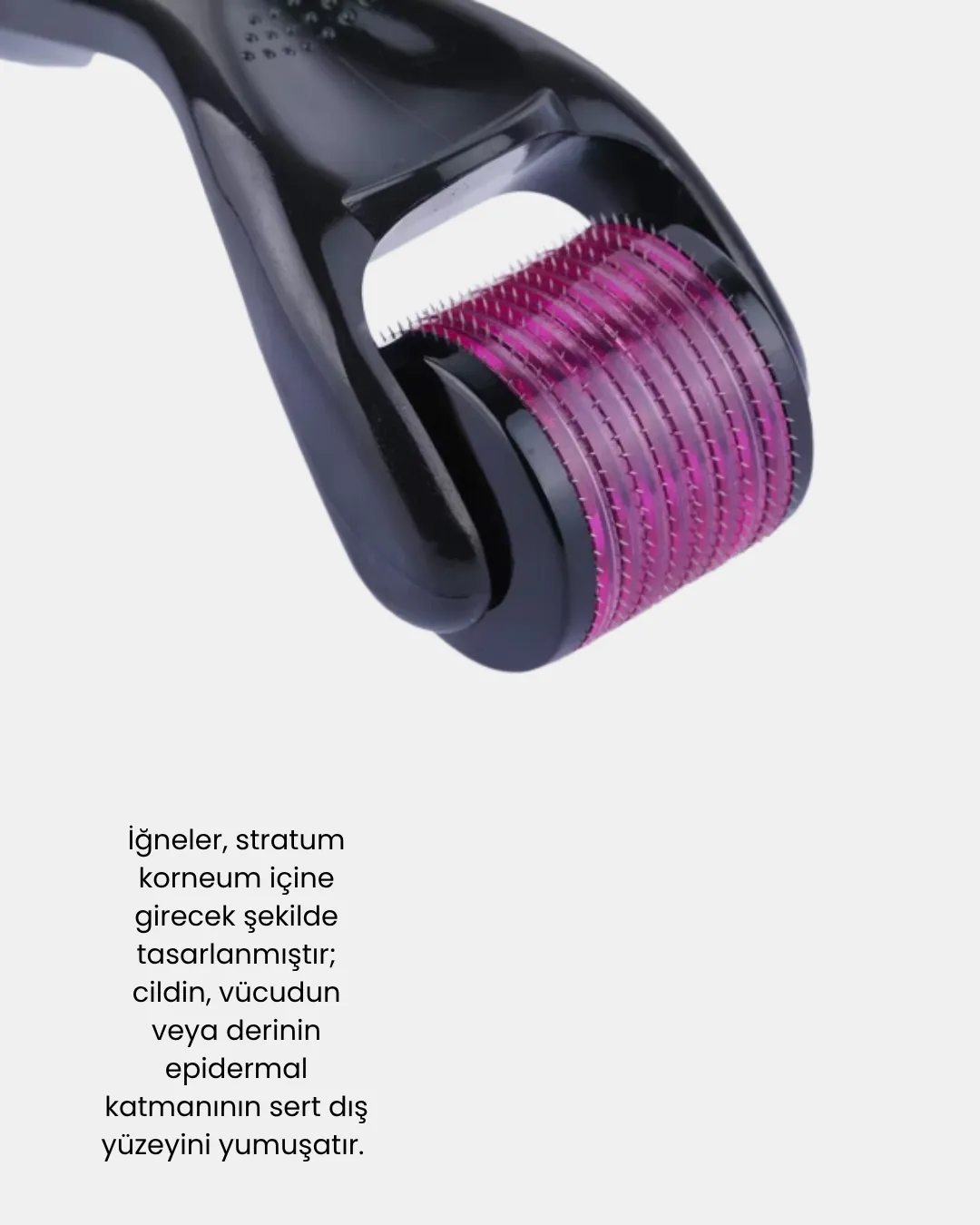 Derma Roller Titanyum İğneli Cilt Yenileyici – Akne, Kırışıklık ve Leke Karşıtı