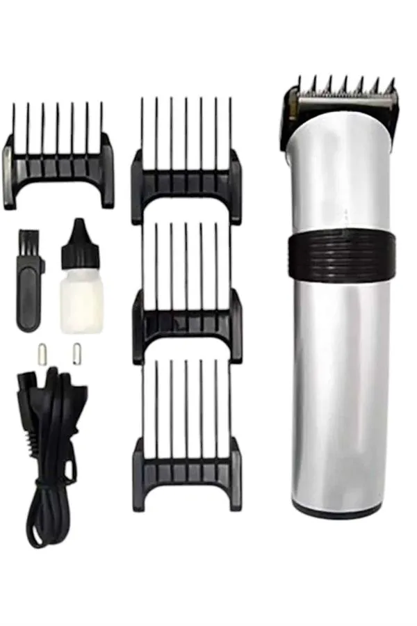 4 Taraklı Taşınabilir Profesyonel Saç ve Sakal Kesme Tıraş Makinesi