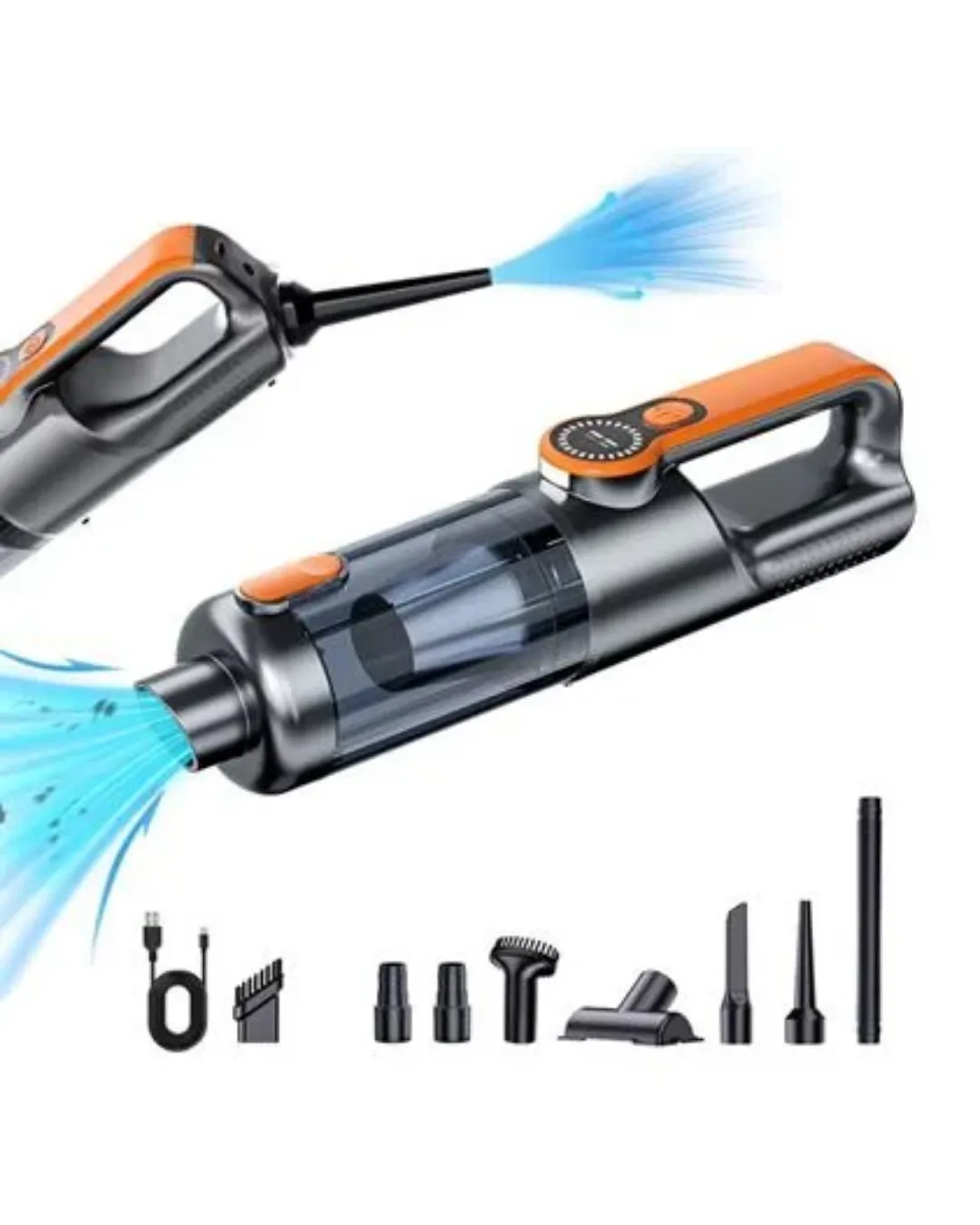 Şarjlı Mini El Süpürgesi Araç Ev ve Ofis İçin Pratik Temizlik