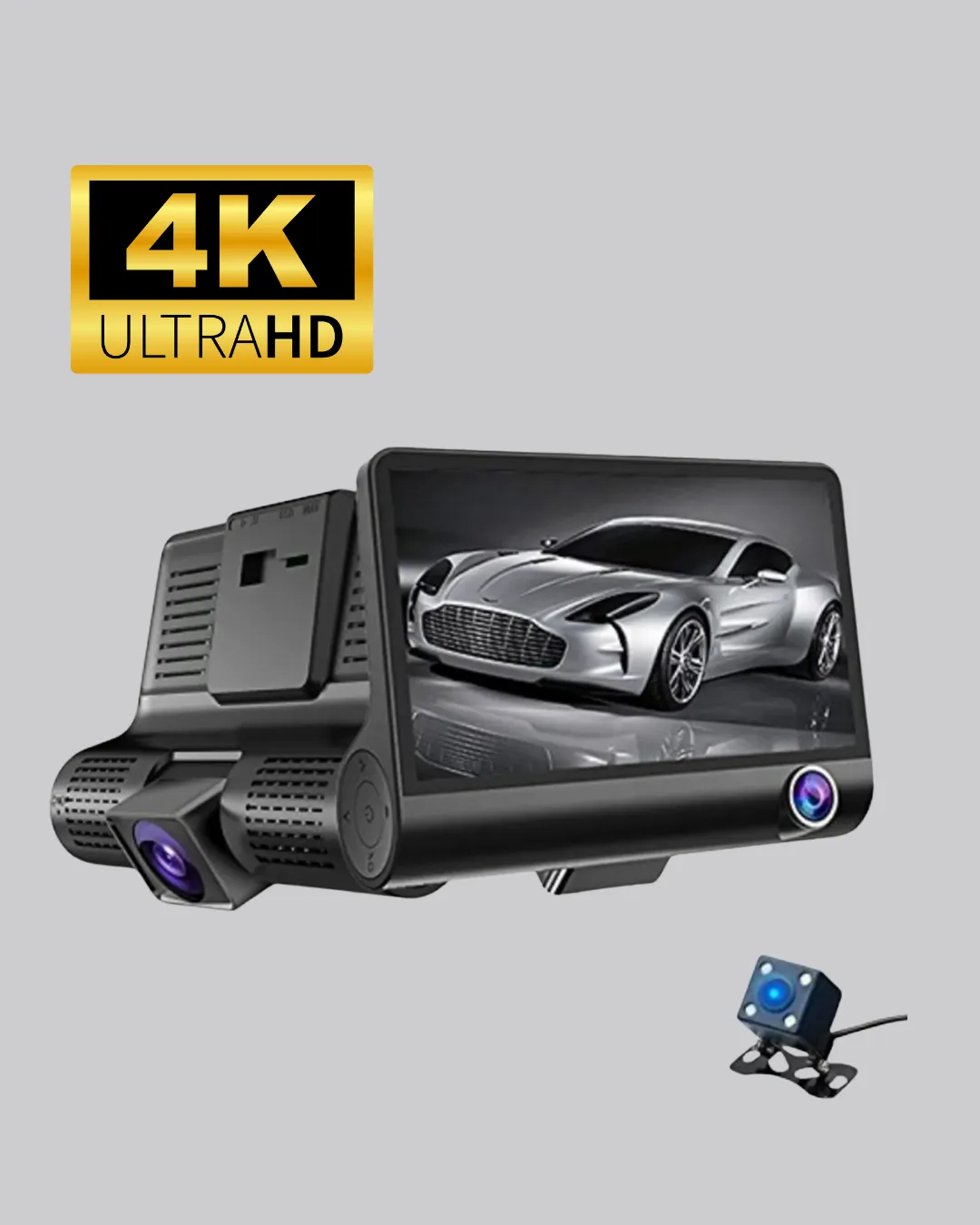 Full HD 1080P 3 Kameralı Araç DVR – Gece Görüşlü ve G-Sensörlü Güvenlik Çözümü