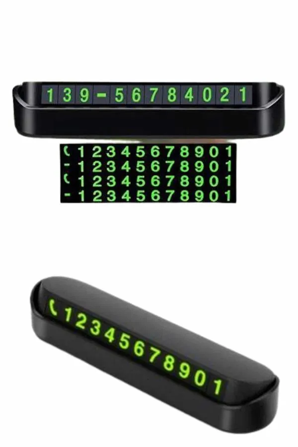 Araç Park Numaratörü Tüm Araçlara Uyumlu Araba Numaralık