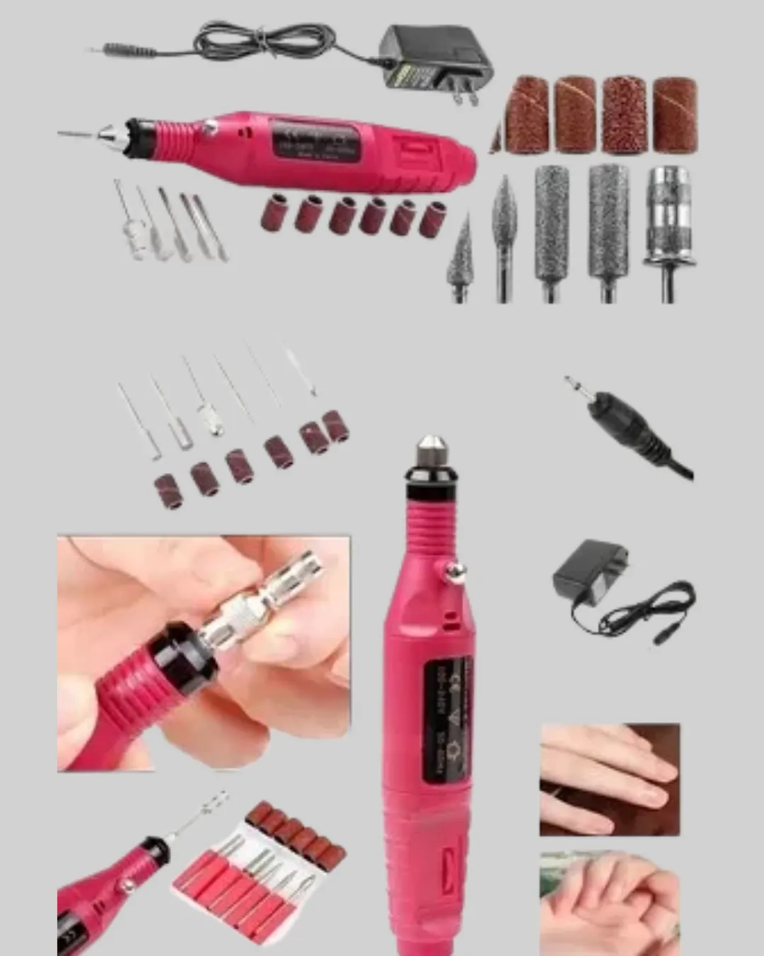 12v Çok Fonksiyonlu Tırnak Bakım Cihazı