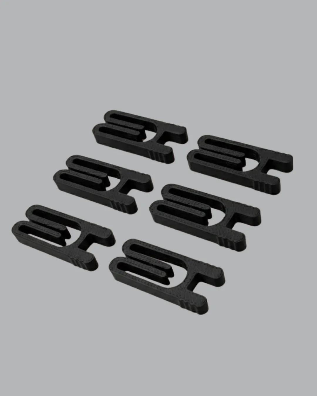 Tekrar Kullanılabilir Poşet Mandalı Siyah 6’lı Set