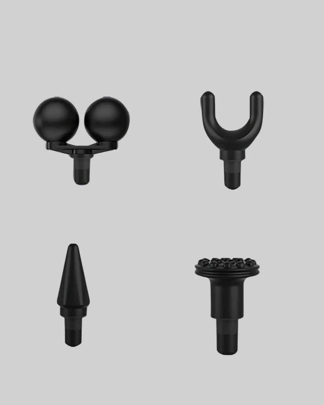 Portatif Şarjlı Masaj Tabancası 4 Başlık Derin Doku Masaj Aleti