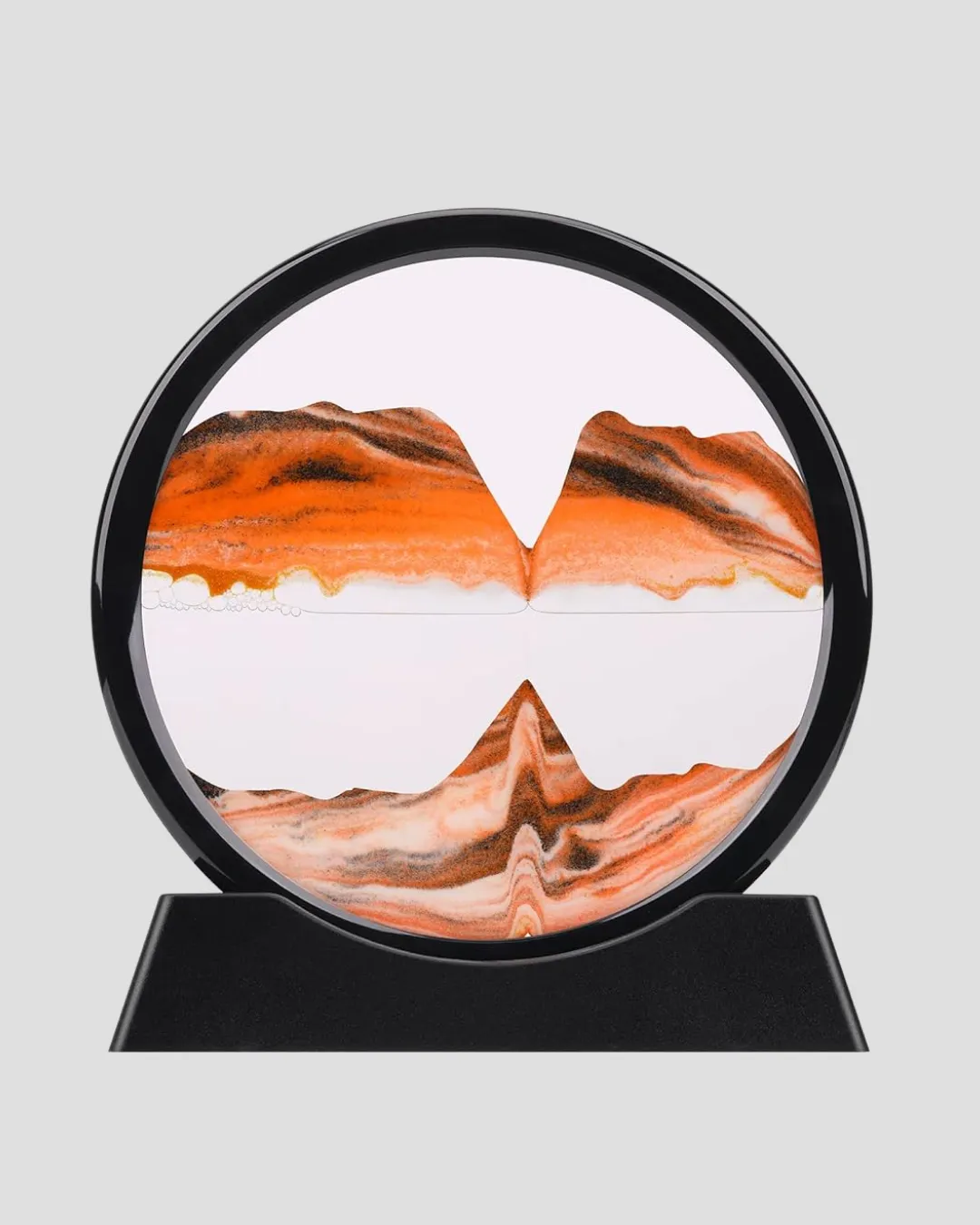 Şeffaf Dekoratif Kum Saati – Dayanıklı Gövde, Minimalist Stil, Masa ve Vitrin Aksesuarı