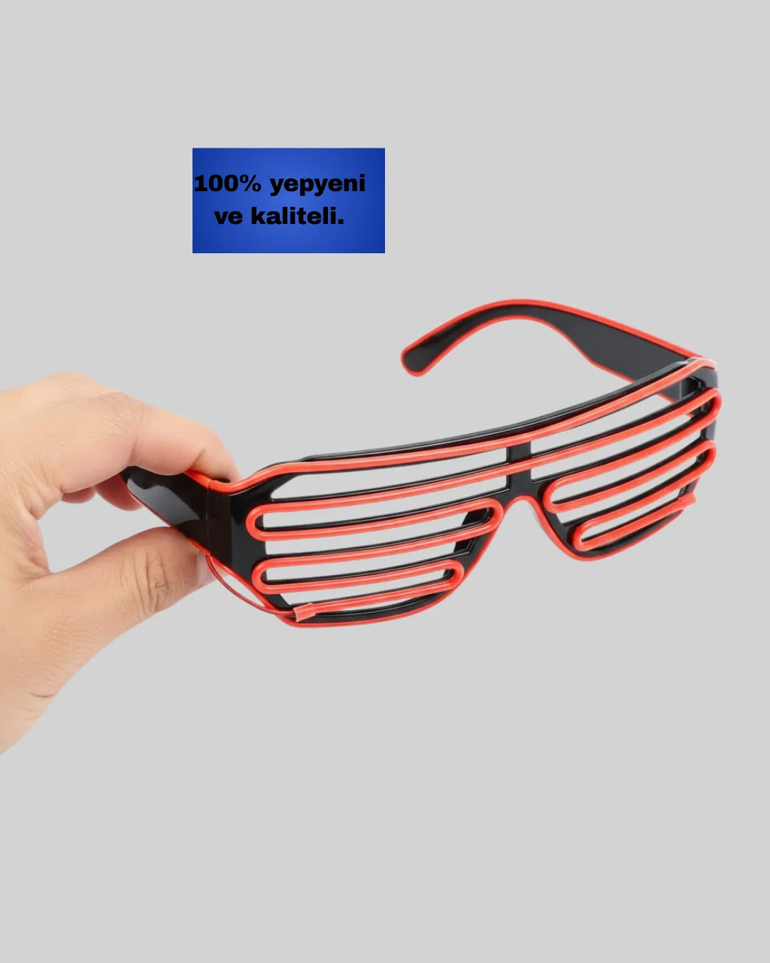 Kutlama ve Etkinliklere Özel LED Işıklı Gözlük