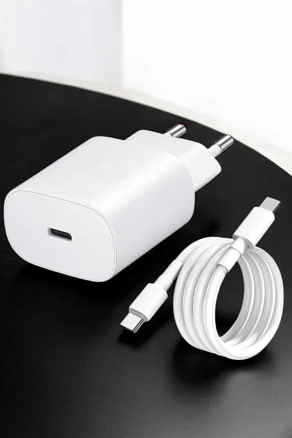 Şarj Aleti İOS 15/15 Pro Max Uyumlu Şarj Adaptörü ve Kablosu