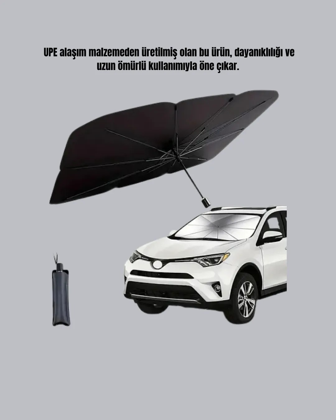 Katlanabilir Oto Güneşlik – UV Koruma ve Isı Yalıtımı