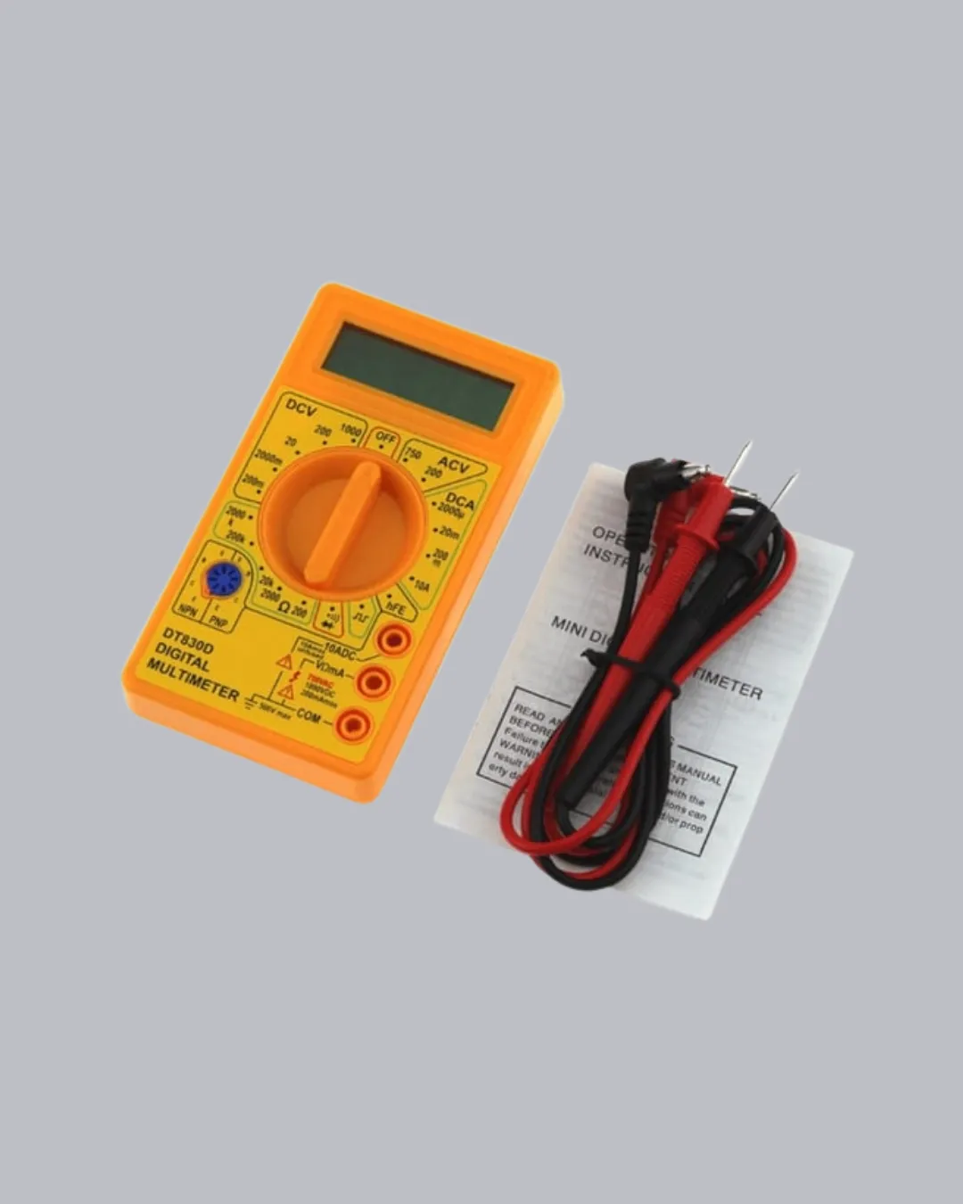 LCD Ekranlı Dijital Ölçü Aleti Ev ve Atölye Kullanımı