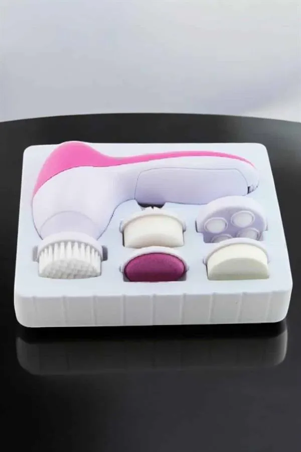 Taşınabilir Yüz Temizleme Cihazı Masaj, Peeling, Temizlik 5 Başlıklı