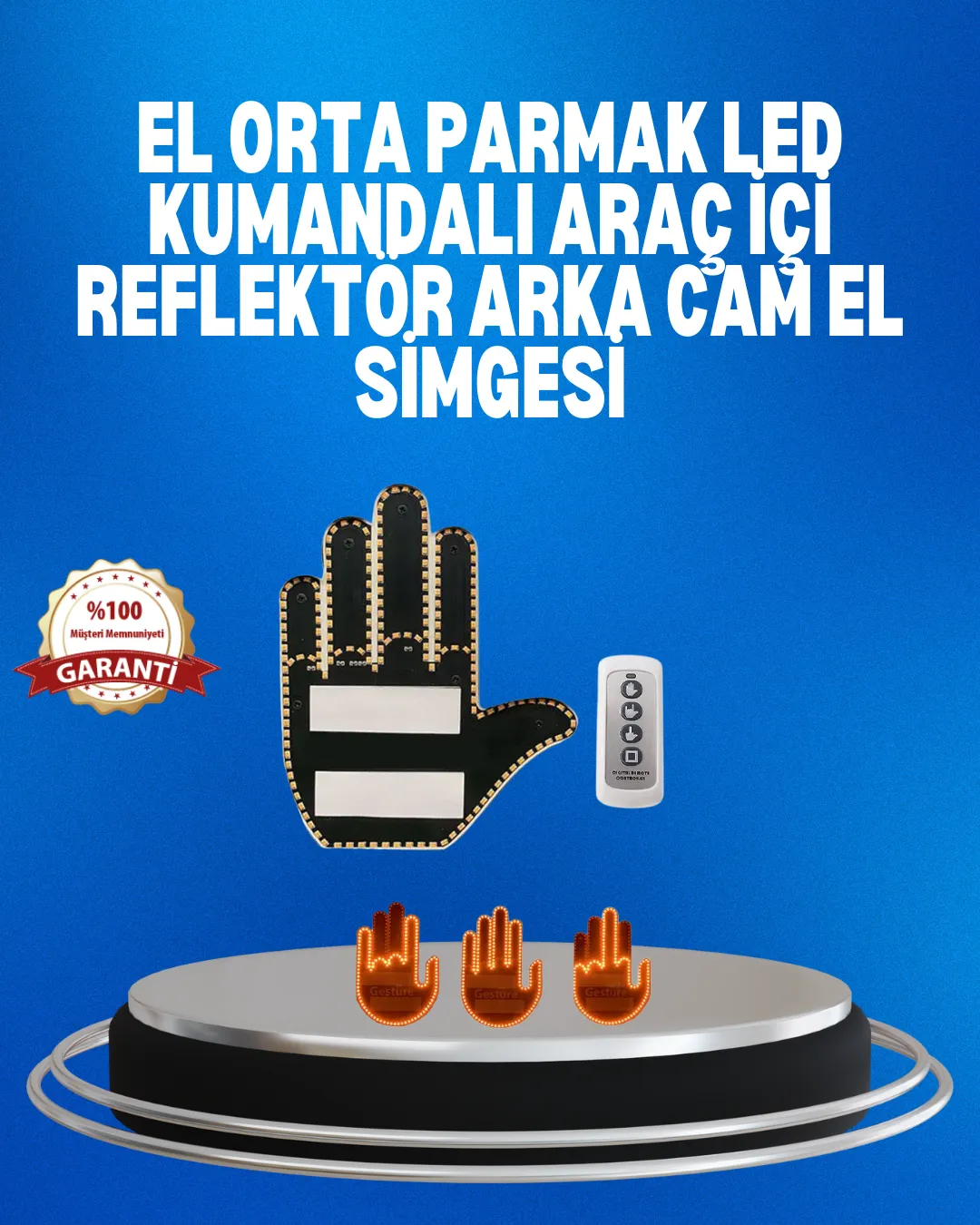 2025 Orijinal LED El Park Uyarı Sistemi Uzaktan Kumandalı