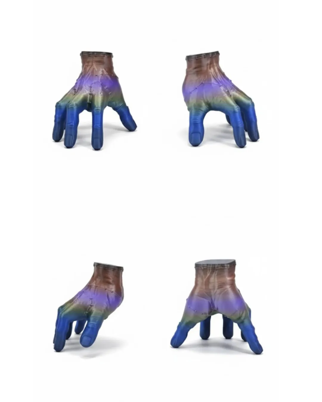 3D Renk Geçişli El Obje 27x22 cm Büyük Boy Ev Dekorasyonu