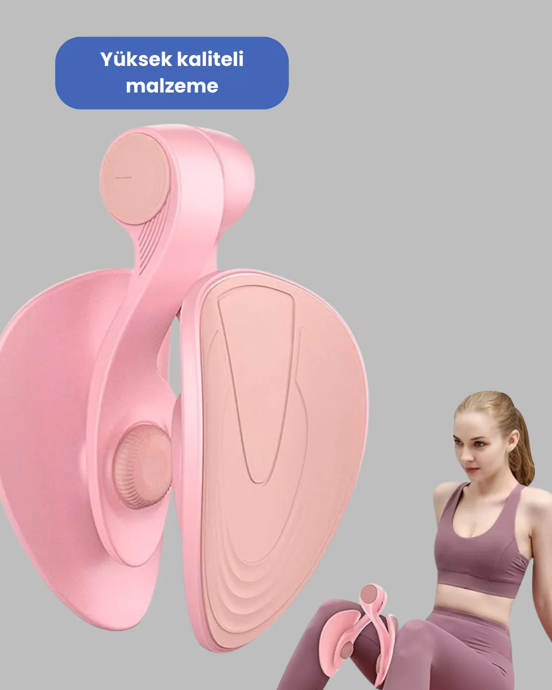 Pelvik Taban ve Uyluk Egzersiz Aleti Ev Tipi Taşınabilir