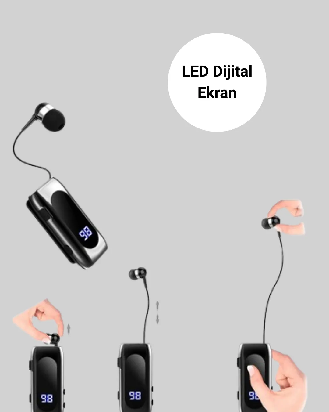 DS-F210 Kablosuz Kulaklık – 25 Saat Kullanım & Hızlı Şarj