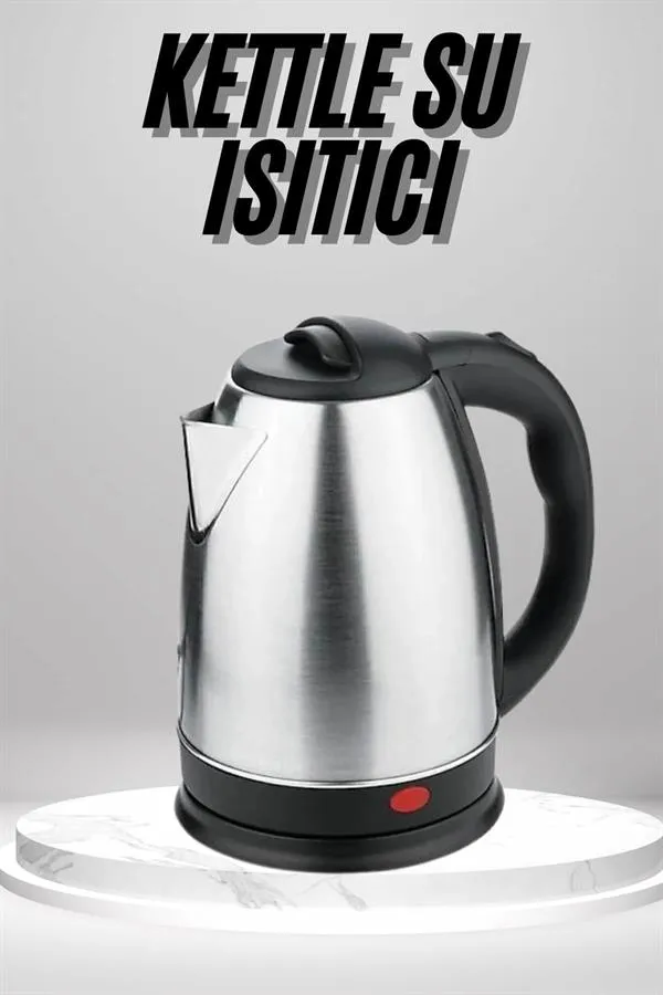 Su Isıtıcı 220 - 240 V Paslanmaz Çelik Kettle Uzun Ömürlü 2000 Watt