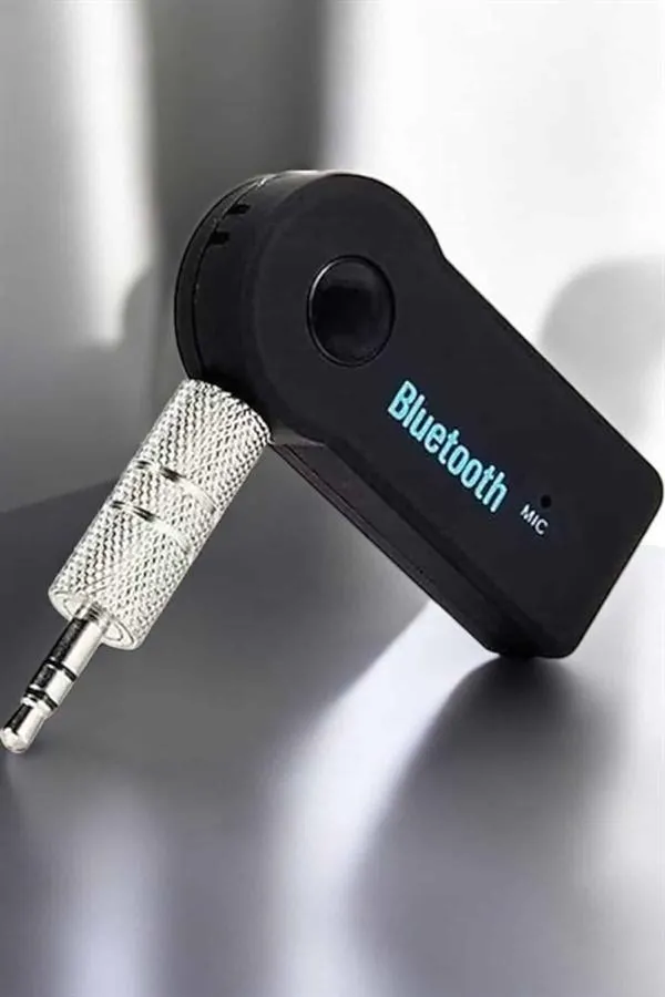 Tüm Araçlara Uyumlu Aux Car Bluetooth Kablosuz Araç Bağlantı Kiti